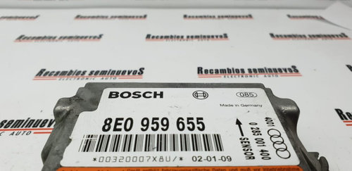 Calculator AIRBAG BOSCH AUDI AUDI -CUALQUIER MODELO- 8E0 959 655 / 8E0959655 / 0 285 001 400 / 02850...
