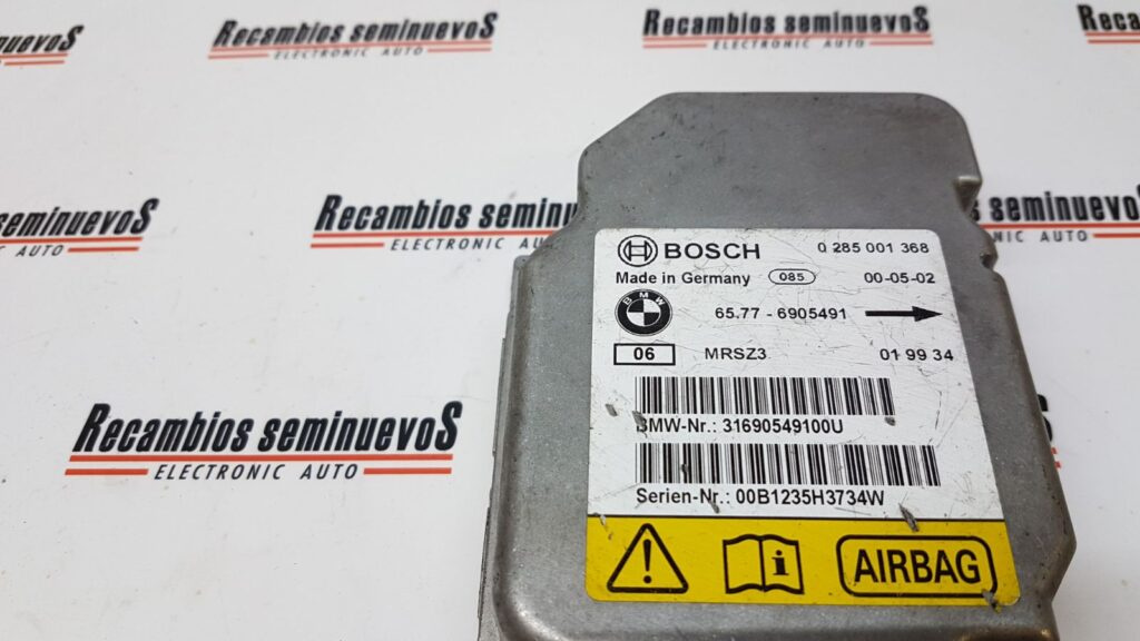 Calculator AIRBAG BOSCH BMW E46 0 285 001 368 / 0285001368 / 65.77-6905491 / 65 77 6905491 / 657769054910 285 001 368 / 0285001368 / 65.77-6905491 / 65 77 6905491 / 65776905491