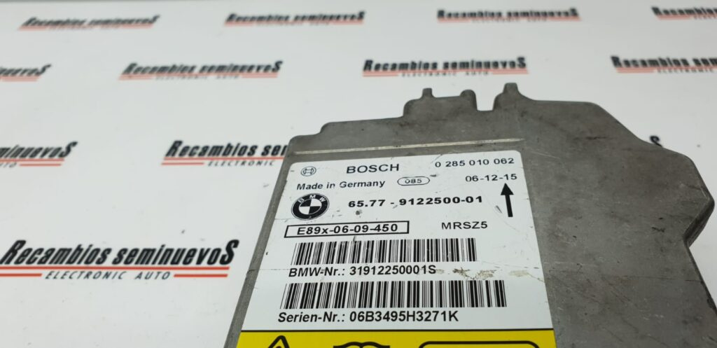Calculator AIRBAG BOSCH BMW E87 65.77-9122500-01 / 65 77 9122500 01 / 6577912250001 / 0 285 010 062 / 0285010062 / 31912250001S65.77-9122500-01 / 65 77 9122500 01 / 6577912250001 / 0 285 010 062 / 0285010062 / 31912250001S