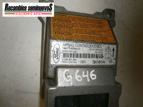 Calculator AIRBAG BOSCH FORD FIESTA 0 285 001 392 / 0285001392 / YS6T1-4B056-AD / YS6T1 4B056 AD / Y...