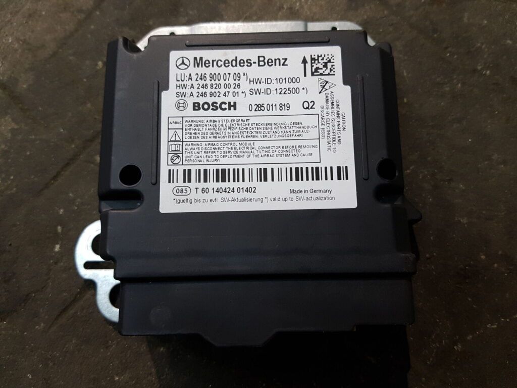 Calculator AIRBAG BOSCH MERCEDES-BENZ Class B 0 285 011 819 / 0285011819 / A2469000709 / A 246 820 00 26 / A2468200026 / A 246 902 47 01 / A24690247010 285 011 819 / 0285011819 / A2469000709 / A 246 820 00 26 / A2468200026 / A 246 902 47 01 / A246902