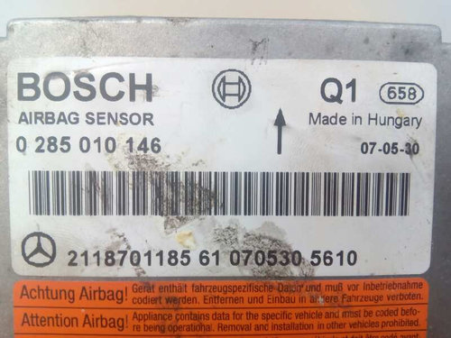 Calculator AIRBAG BOSCH MERCEDES-BENZ Class E 0 285 010 145 / 0285010145 / 21187011850 285 010 145 /...