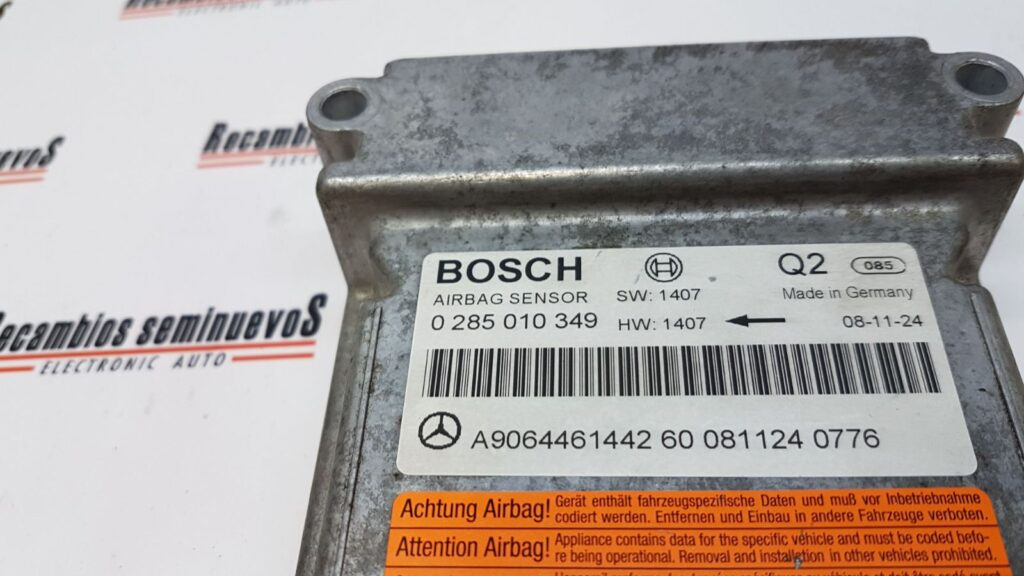 Calculator AIRBAG BOSCH MERCEDES-BENZ SPRINTER 0 285 010 349 / 0285010349 / A 906 446 14 42 / A90644614420 285 010 349 / 0285010349 / A 906 446 14 42 / A9064461442