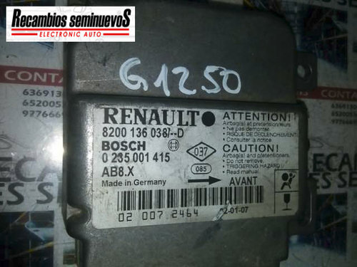 Calculator AIRBAG BOSCH RENAULT CLIO 2 0 285 001 415 / 0285001415 / 82001360380 285 001 415 / 028500...