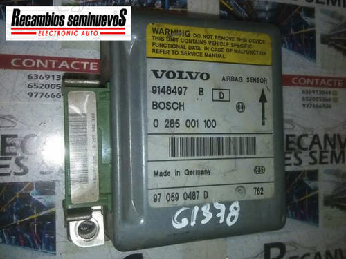 Calculator AIRBAG BOSCH VOLVO 960 0 285 001 100 / 0285001100 / 9148497B0 285 001 100 / 0285001100 / ...
