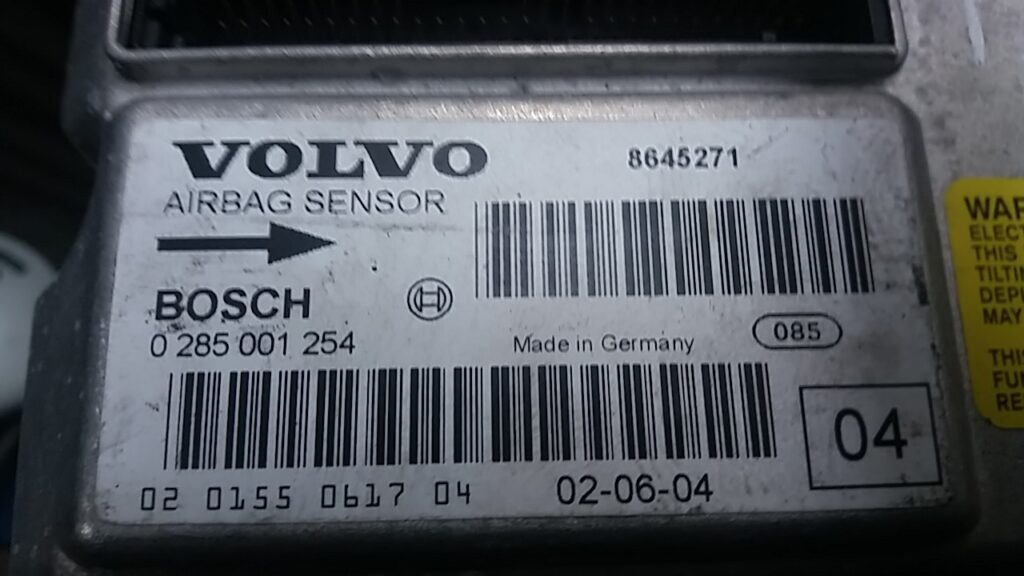 Calculator AIRBAG BOSCH VOLVO V70 0 285 001 254 / 02850012540 285 001 254 / 0285001254