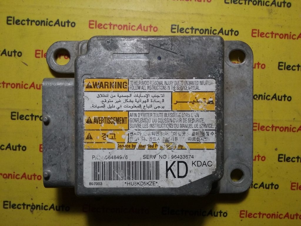 Calculator airbag Chevrolet 96486976, 96433674
