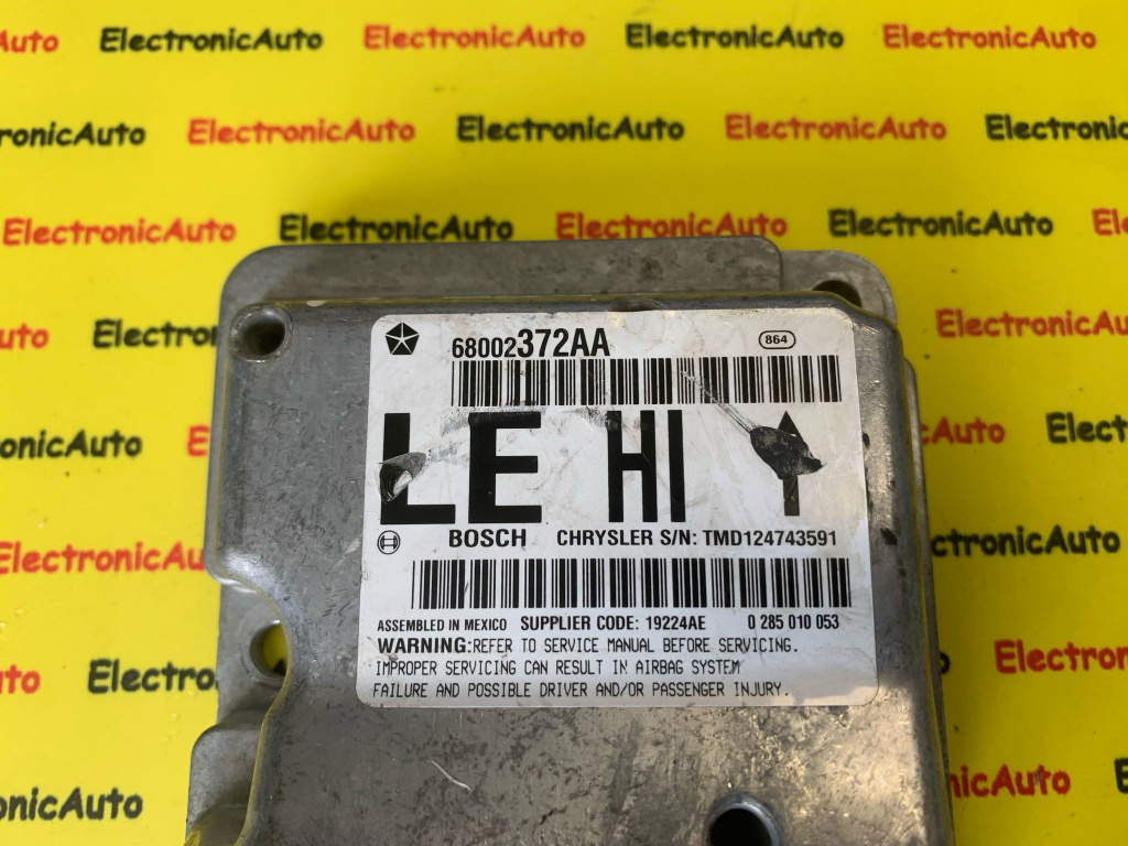 Calculator airbag Chrysler, 68002372AA, 0285010053,