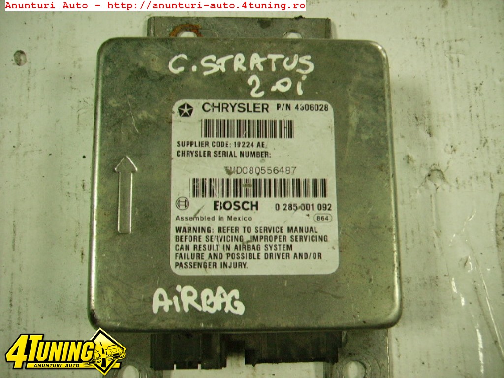 Calculator airbag Chrysler Stratus 2.0 16v; TMD 080556487