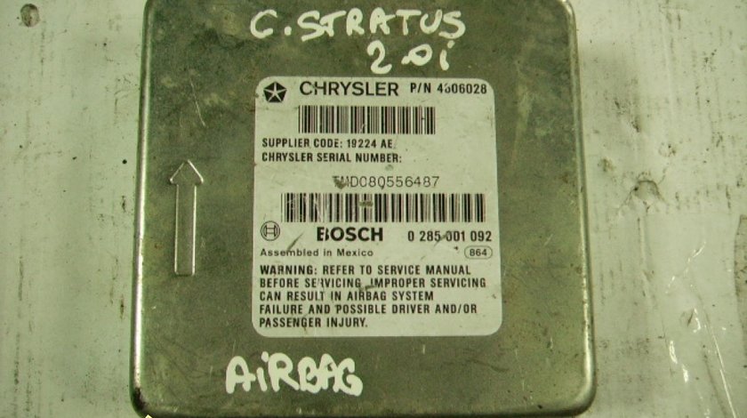 Calculator airbag Chrysler Stratus 2.0 16v; TMD 080556487