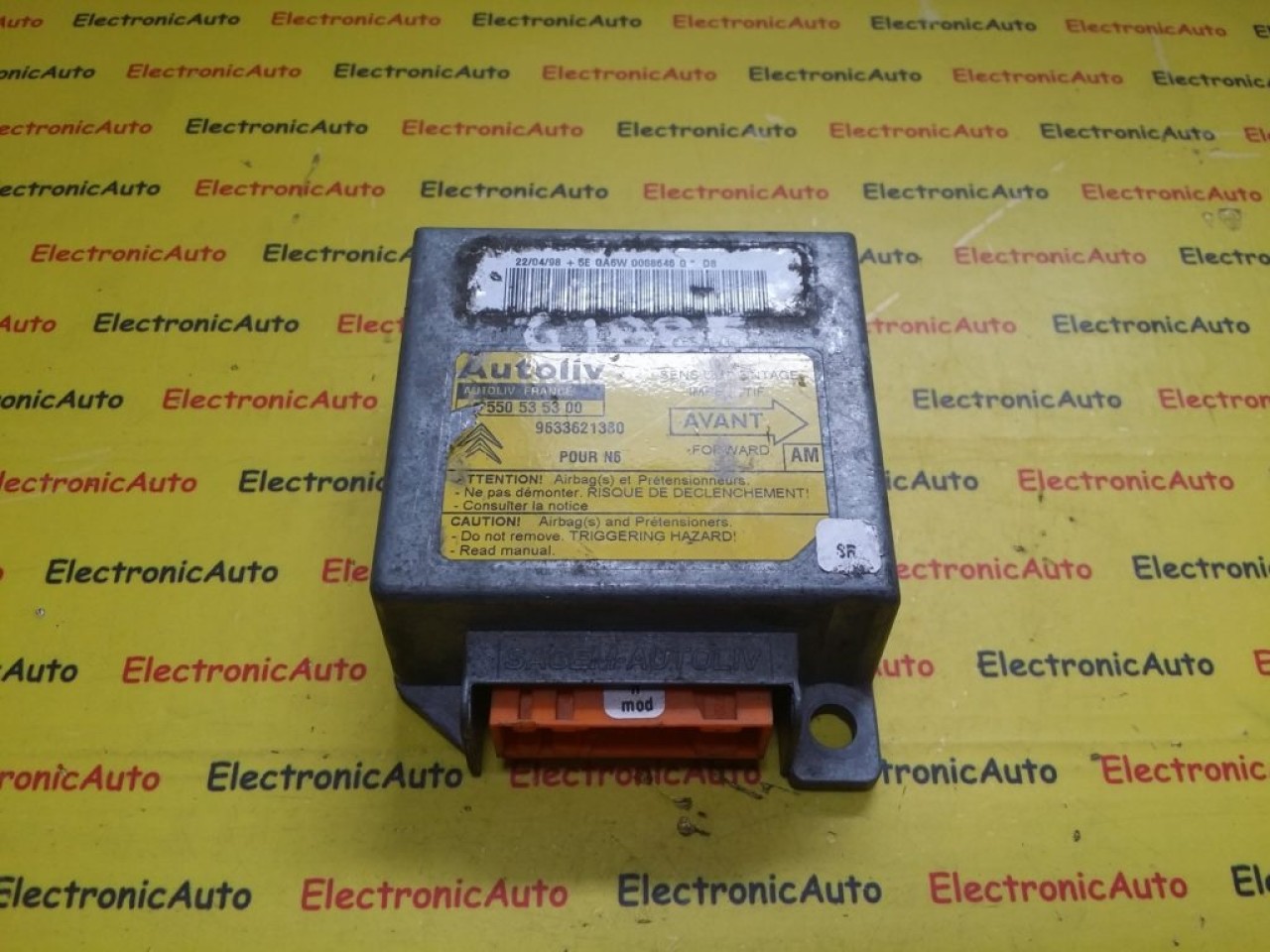 Calculator Airbag Citroen 550535300, 9633621380