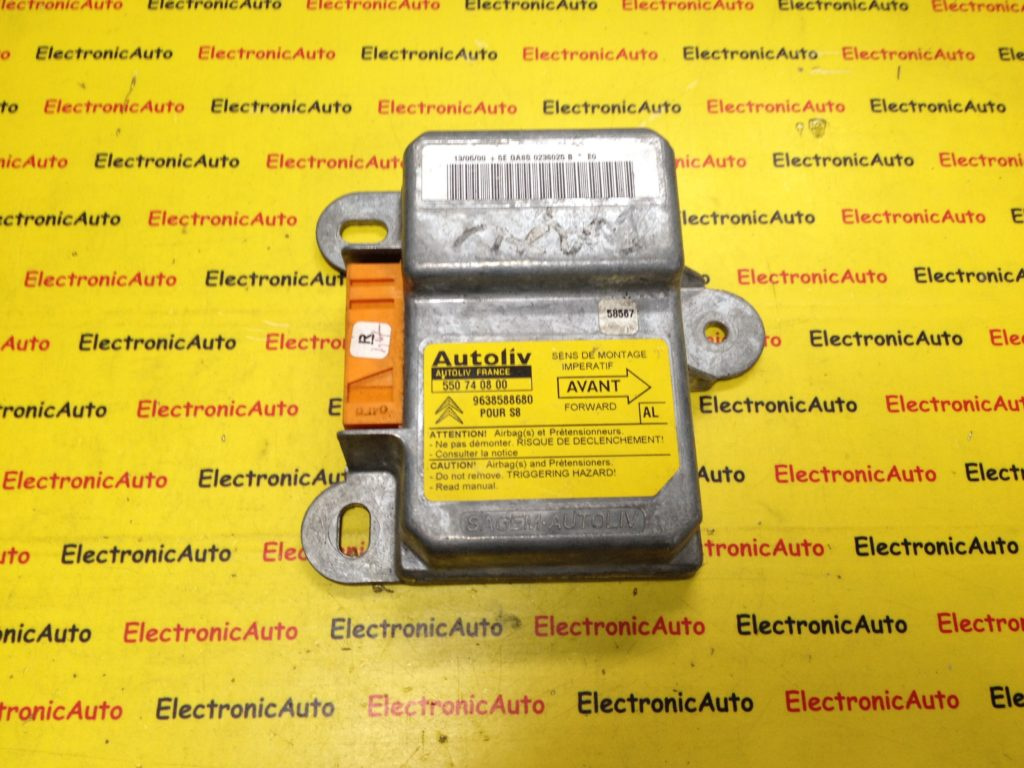 Calculator Airbag Citroen, 550740800, 9638588680