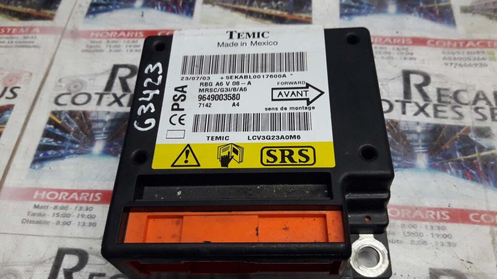 Calculator AIRBAG CITROEN C2 96 490 035 80 / 964900358096 490 035 80 / 9649003580