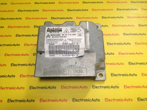 Calculator Airbag Citroen C4, 9662643980, 603726100