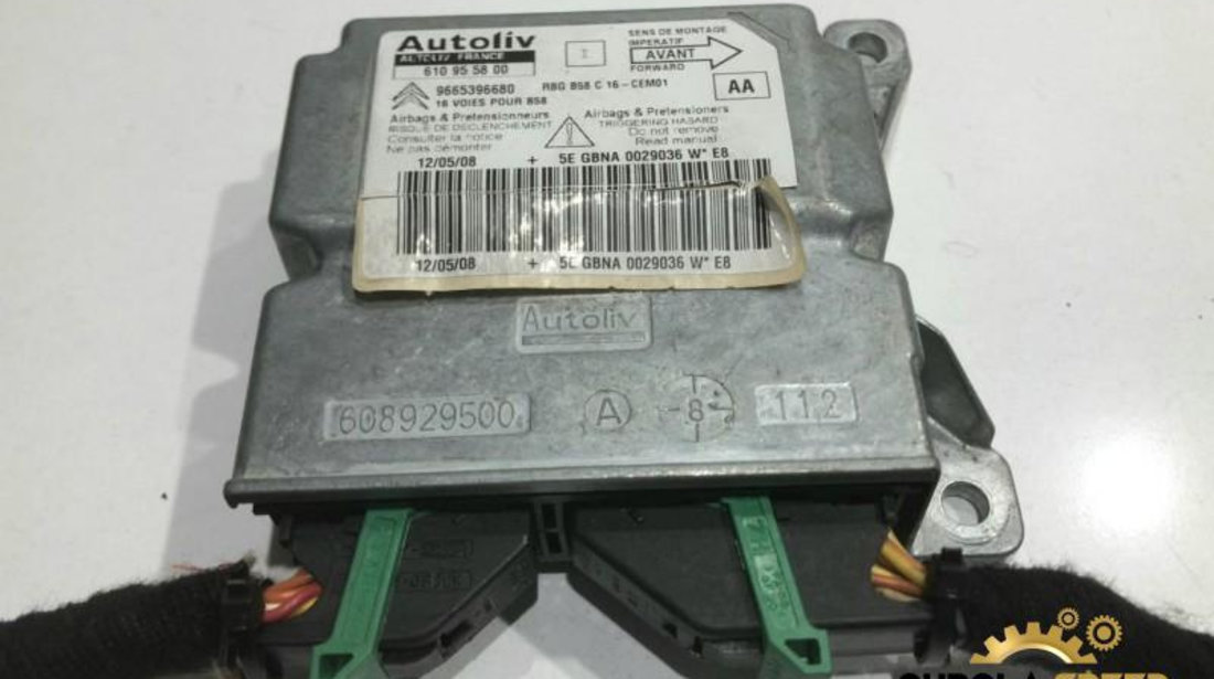 Calculator airbag Citroen C4 Picasso (2006->) [UD_] 9665396680