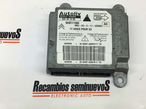 Calculator AIRBAG CITROEN C5 9658177080 / 603481900 / AH9658177080 / 603481900 / AH