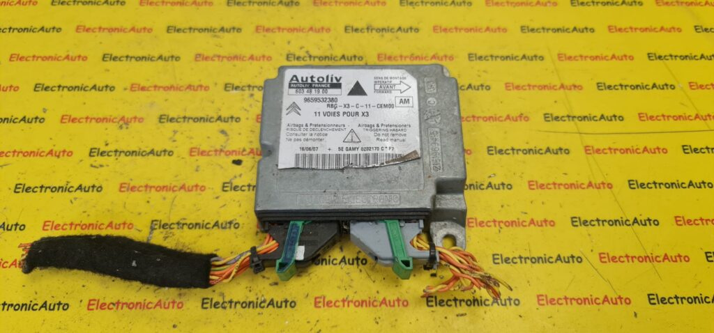 Calculator AIRBAG CITROEN C5, 9659532380, 603481900,