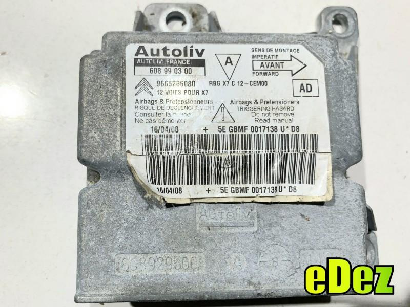 Calculator airbag Citroen C5 III (2008-2012) 9665266080