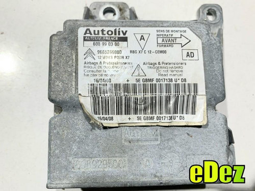 Calculator airbag Citroen C5 III (2008-2012) 9665266080