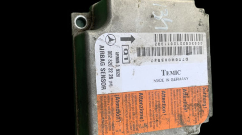 Calculator airbag Cod: 0028203226 Mercedes-Benz E-Class W210/S210 [facelift] [1999 - 2002] Sedan E 200 CDI AT (115hp) MERCEDES-BENZ E-CLASS (W210) 06.1995 - 08.2003 E 200 CDI