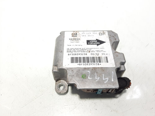 Calculator airbag, cod 09229302, Opel Astra G (idi:592863)