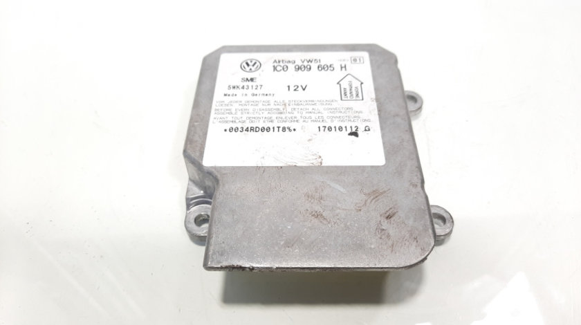 Calculator airbag, cod 1C0909605H, Skoda Superb I (3U4) (idi:604233)