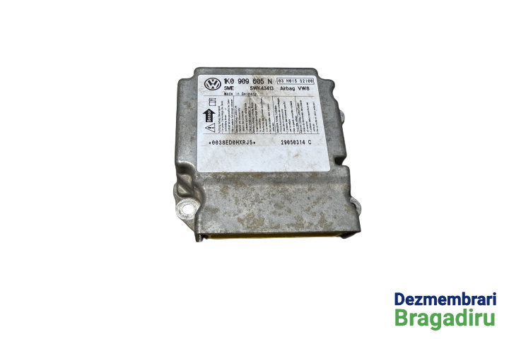 Calculator airbag Cod: 1K0909605N 1K0909605N Volkswagen VW Jetta 5 [2005 - 2011] Sedan 4-usi 1.9 TDI MT (105 hp) Cod motor: BKC, Cod cutie: GQQ, Cod culoare: LA7W