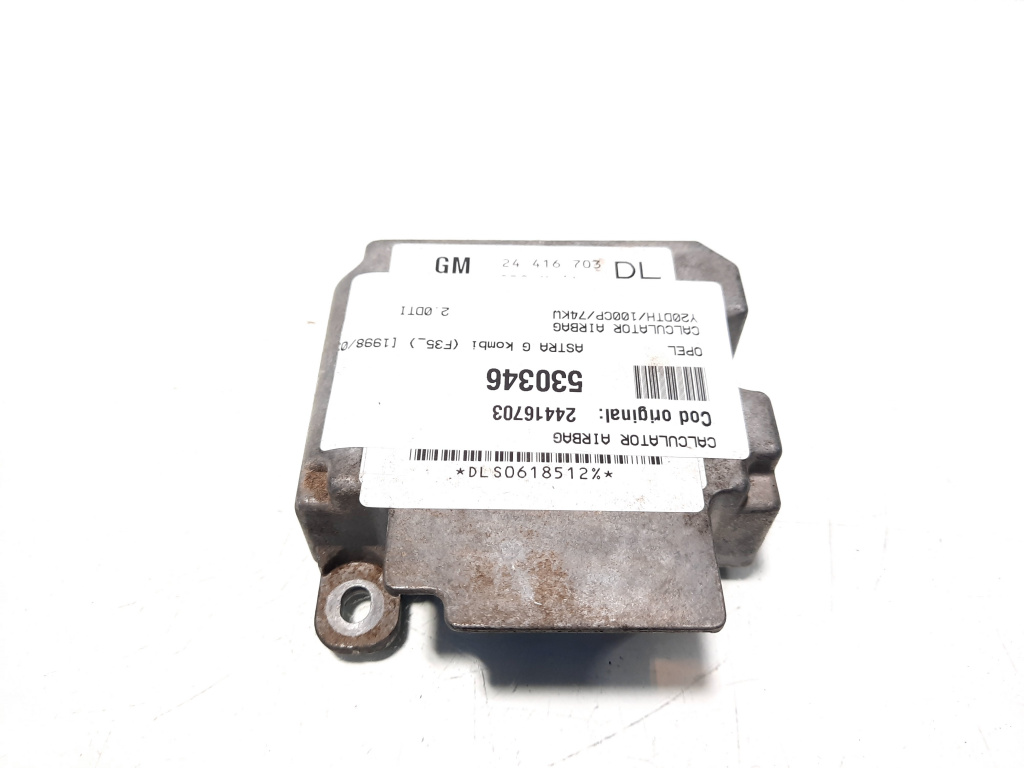Calculator airbag, cod 24416703, Opel Astra G Combi (F35) (id:530346)