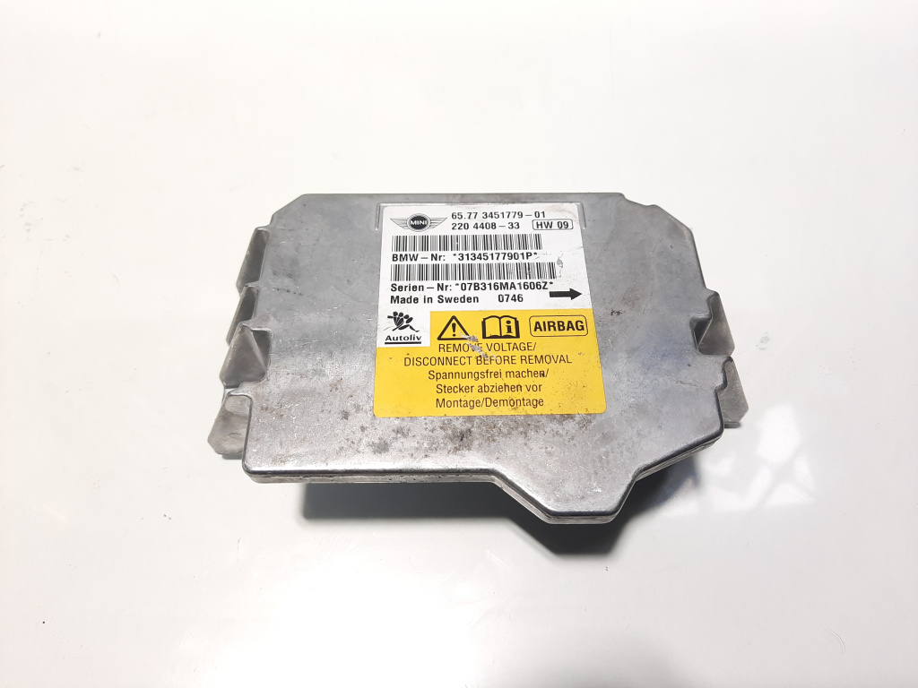 Calculator airbag, cod 3451779-01, Mini Cooper (R56) 1.6 B, N12B16A (id:474365)