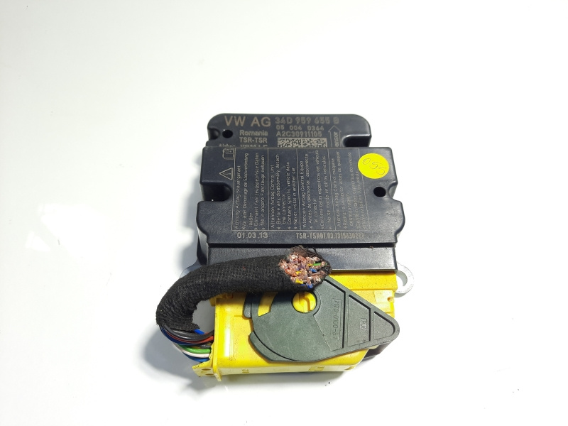 Calculator airbag, cod 34D959655B, Seat Toledo 4, id:401369