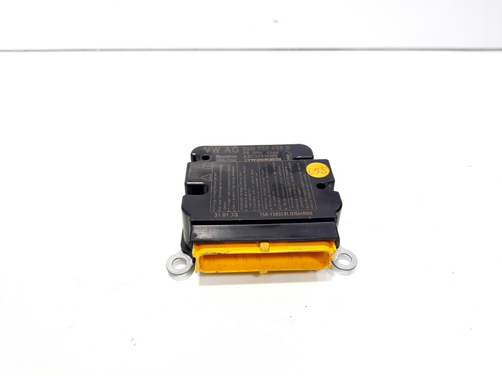 Calculator airbag, cod 34D959655B, Skoda Fabia 2 (facelift) (id:544793)