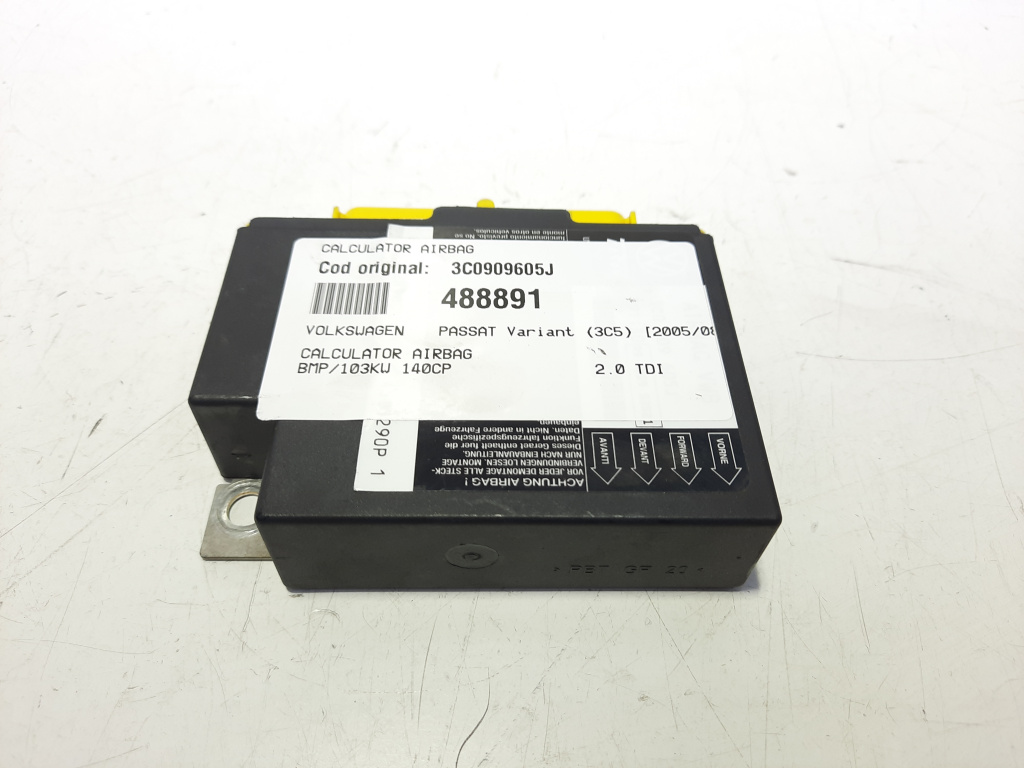 Calculator airbag, cod 3C0909605J, VW Passat Variant (3C5) (id:488891)
