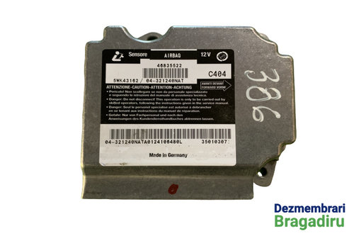 Calculator airbag Cod: 46835522 Fiat Stilo [2001 - 2010] Hatchback 5-usi 1.9 JTD MT (116 hp)