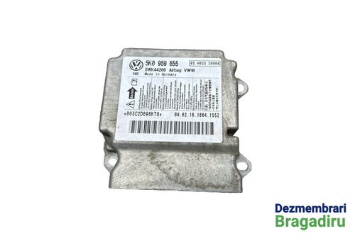 Calculator airbag Cod: 5K0959655 Volkswagen VW Golf 6 [2008 - 2015] Hatchback 5-usi 2.0 TDI MT (110 ...