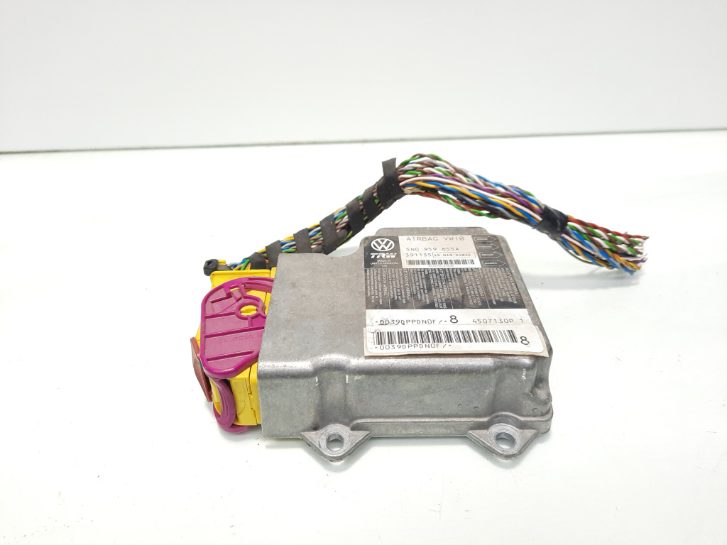Calculator airbag, cod 5N0959655A, VW Passat (3C2), 2.0 TDI, BMP (idi:582763)