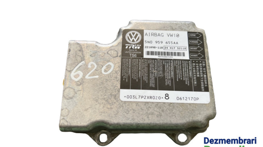 Calculator airbag Cod: 5N0959655AA Volkswagen VW Passat B7 [2010 - 2015] Variant wagon 5-usi 1.6 MT (105 hp) CULOARE - LK7X