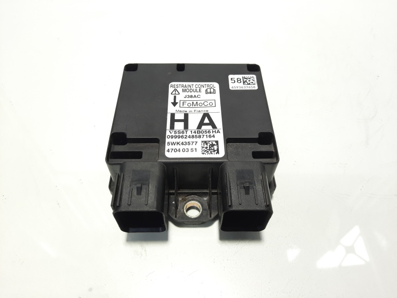 Calculator airbag, cod 5S6T-14B056-HA, Ford Fiesta 5 (id:600224)