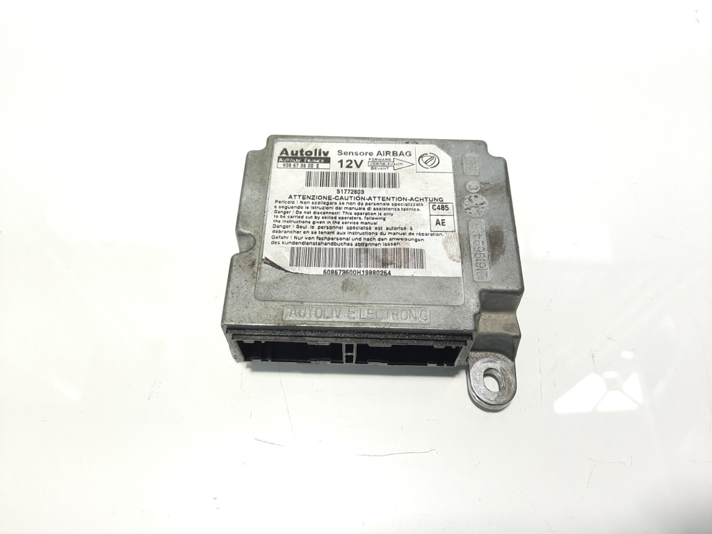 Calculator airbag, cod 608673600E, Fiat Doblo (119) (id:475027)