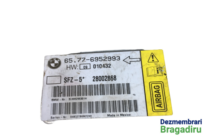 Calculator airbag Cod: 6952993 65.77-6952993 BMW Seria 5 E60/E61 [2003 - 2007] Sedan 530d AT (218 hp)