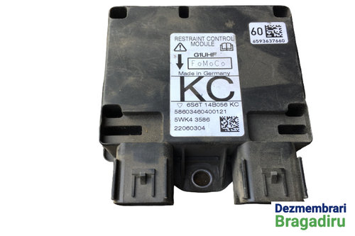 Calculator airbag Cod: 6S6T-14B056-KC Ford Fiesta 5 [2001 - 2007] Hatchback 5-usi 1.4 MT (80 hp)