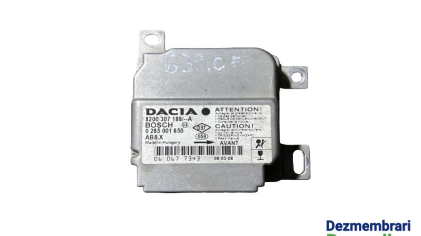 Calculator airbag Cod: 8200307188, 0285001650 Dacia Logan [2004 - 2008] Sedan 1.6 MT (87 hp)