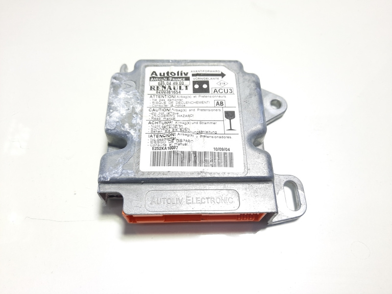 Calculator airbag, cod 8200381654, Renault Kangoo 1 Express (id:182747)