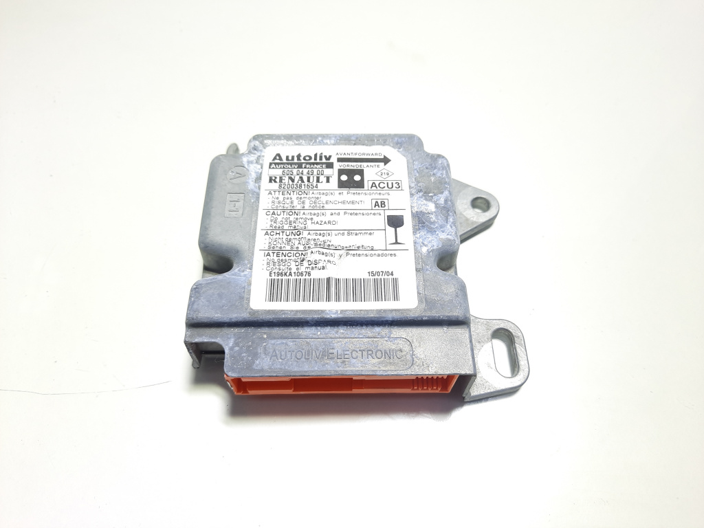 Calculator airbag, cod 8200381654, Renault Kangoo 1 (id:129909)