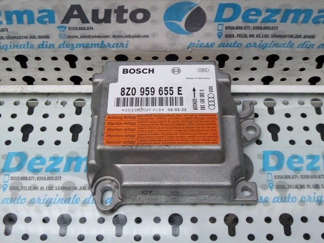 Calculator airbag cod 8Z0959655E, Audi A2 (8Z0) 1.4benz (id:192581)