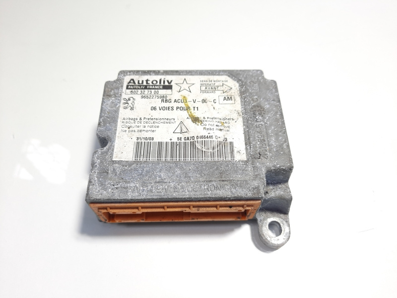 Calculator airbag, cod 9652275980, Peugeot 206, id:429361