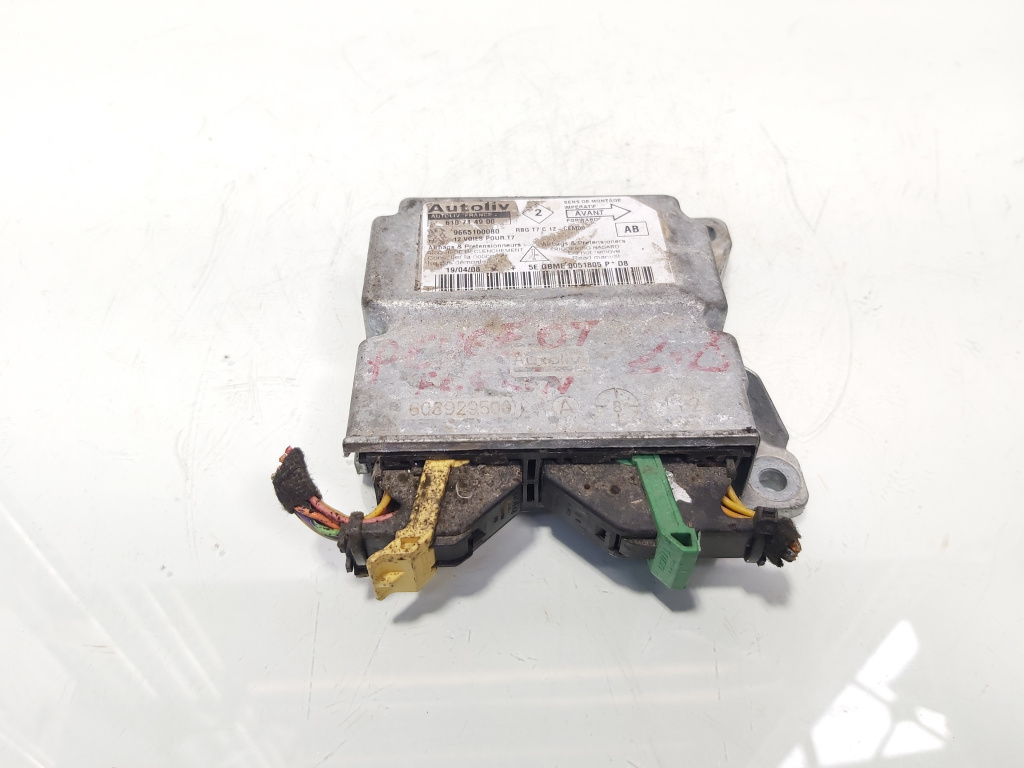 Calculator airbag, cod 9665100080, Peugeot 308 (id:686110)