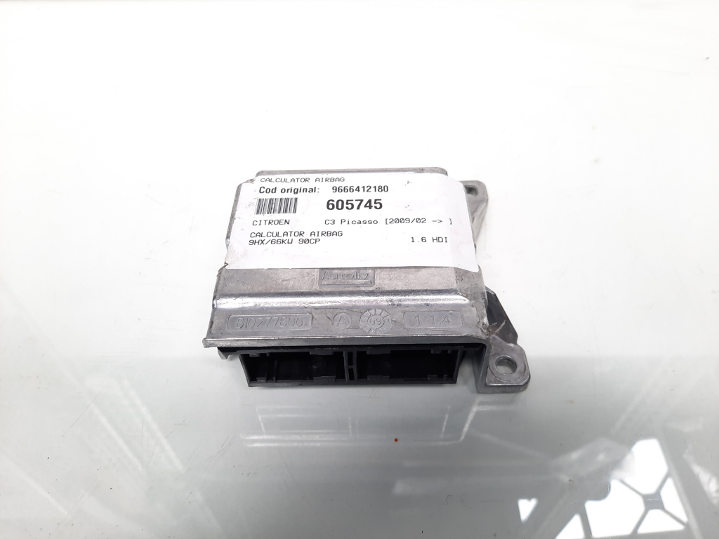Calculator airbag, cod 9666412180, Citroen C3 Picasso (id:605745)