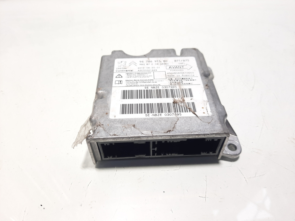 Calculator airbag, cod 9678691580, Citroen C4 (II) (id:584311)