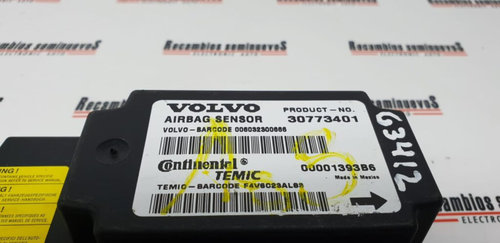 Calculator AIRBAG CONTINENTAL VOLVO V50 30773401 / 00001393B630773401 / 00001393B6