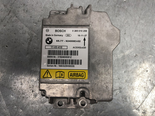 Calculator airbag control BMW X5 E70 LCI xDrive40d Steptronic, 306CP Sport Line sedan 2012 (92400830...